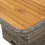 3-piece garden dining set with gray synthetic rattan cushions by , Garden sets - Ref: Foro24-3277337, Price: 371,41 €, Discou...