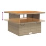 Set comedor de jardín 5 pzas con cojines ratán sintético beige de , Conjuntos de jardín - Ref: Foro24-3277354, Precio: 695,81...