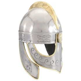 Réplica de casco Beowulf antiguo LARP acero plateado de vidaXL, Armas coleccionables - Ref: Foro24-286232, Precio: 71,03 €, D...