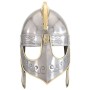 Antike Beowulf-Helm-Replik LARP aus silbernem Stahl von vidaXL, Sammelwaffen - Ref: Foro24-286232, Preis: 79,76 €, Rabatt: %