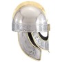 Antike Beowulf-Helm-Replik LARP aus silbernem Stahl von vidaXL, Sammelwaffen - Ref: Foro24-286232, Preis: 79,76 €, Rabatt: %