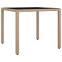 Set comedor de jardín 5 pzas con cojines ratán sintético beige de , Conjuntos de jardín - Ref: Foro24-3277569, Precio: 476,86...