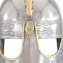 Antike Beowulf-Helm-Replik LARP aus silbernem Stahl von vidaXL, Sammelwaffen - Ref: Foro24-286232, Preis: 79,76 €, Rabatt: %