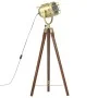 Lámpara de suelo con trípode madera maciza de mango 97 cm de vidaXL, Lámparas - Ref: Foro24-286109, Precio: 92,95 €, Descuent...