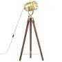Lámpara de suelo con trípode madera maciza de mango 97 cm de vidaXL, Lámparas - Ref: Foro24-286109, Precio: 92,95 €, Descuent...