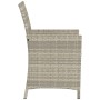 Garden chairs and table 3 pieces synthetic rattan gray cushion by , Garden sets - Ref: Foro24-365122, Price: 190,38 €, Discou...