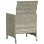 Garden chairs and table 3 pieces synthetic rattan gray cushion by , Garden sets - Ref: Foro24-365122, Price: 186,65 €, Discou...