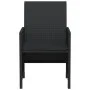 Table and chairs with cushions 3 pieces black synthetic rattan by , Garden sets - Ref: Foro24-365117, Price: 206,92 €, Discou...
