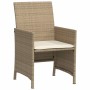 Gartenstühle und Tisch 3 Stück synthetisches Rattan beige Kissen von , Gartensets - Ref: Foro24-365120, Preis: 188,30 €, Raba...