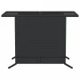 Table and chairs with cushions 3 pieces black synthetic rattan by , Garden sets - Ref: Foro24-365117, Price: 206,92 €, Discou...
