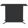 Tisch und Stühle mit Kissen, 3 Stück, schwarzes synthetisches Rattan von , Gartensets - Ref: Foro24-365117, Preis: 187,60 €, ...