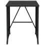 Table and chairs with cushions 3 pieces black synthetic rattan by , Garden sets - Ref: Foro24-365117, Price: 206,92 €, Discou...