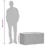 Garten-Aufbewahrungsbox aus Akazienholz, beige, Rattan, 110 x 50 x 54 cm von , Aufbewahrungsboxen für den Außenbereich - Ref:...