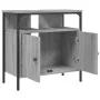 Sonoma gray engineered wood bathroom sink cabinet 60x30x60 cm by , Dressing tables - Ref: Foro24-842439, Price: 61,00 €, Disc...