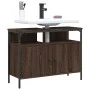 Armario lavabo baño madera ingeniería roble marrón 80x30x60 cm de , Tocadores - Ref: Foro24-842445, Precio: 57,20 €, Descuent...