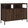 Bathroom sink cabinet engineered wood brown oak 80x30x60 cm by , Dressing tables - Ref: Foro24-842445, Price: 57,20 €, Discou...