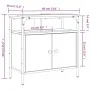 Sonoma gray engineered wood bathroom sink cabinet 60x30x60 cm by , Dressing tables - Ref: Foro24-842439, Price: 61,00 €, Disc...