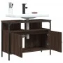Armario lavabo baño madera ingeniería roble marrón 80x30x60 cm de , Tocadores - Ref: Foro24-842445, Precio: 57,20 €, Descuent...