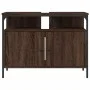 Bathroom sink cabinet engineered wood brown oak 80x30x60 cm by , Dressing tables - Ref: Foro24-842445, Price: 57,20 €, Discou...