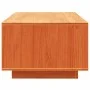 Couchtisch aus massivem, wachsbraunem Kiefernholz, 110 x 50 x 33,5 cm von , Couchtisch - Ref: Foro24-844135, Preis: 61,94 €, ...