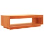Solid wax brown pine wood coffee table 110x50x33.5 cm by , Coffee table - Ref: Foro24-844135, Price: 74,34 €, Discount: %