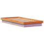 Estructura de cama LED madera maciza pino marrón cera 90x200 cm de , Camas y somieres - Ref: Foro24-844411, Precio: 107,96 €,...