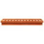 LED bed frame solid pine wood wax brown 120x200cm by , Beds and slatted bases - Ref: Foro24-844413, Price: 117,99 €, Discount: %