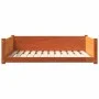 Cama para perros madera de pino marrón cera 105,5x75,5x28 cm de , Camas para perros - Ref: Foro24-844466, Precio: 97,71 €, De...