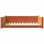 Hundebett aus wachsbraunem Kiefernholz, 105,5 x 75,5 x 28 cm von , Betten für Hunde - Ref: Foro24-844466, Preis: 91,29 €, Rab...