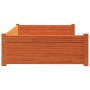 Hundebett aus wachsbraunem Kiefernholz, 105,5 x 75,5 x 28 cm von , Betten für Hunde - Ref: Foro24-844466, Preis: 91,29 €, Rab...