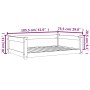 Hundebett aus wachsbraunem Kiefernholz, 105,5 x 75,5 x 28 cm von , Betten für Hunde - Ref: Foro24-844466, Preis: 91,29 €, Rab...