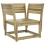 Gartenstuhl aus imprägniertem Kiefernholz von , Outdoor-Sofas - Ref: Foro24-844678, Preis: 86,44 €, Rabatt: %