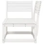 Garten-Ecksofa aus massivem weißem Kiefernholz, 73 x 73 x 78 cm von , Outdoor-Sofas - Ref: Foro24-844665, Preis: 80,25 €, Rab...