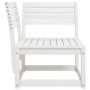 Garden corner sofa solid white pine wood 73x73x78 cm by , Outdoor sofas - Ref: Foro24-844665, Price: 81,00 €, Discount: %