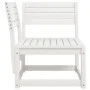 Garten-Ecksofa aus massivem weißem Kiefernholz, 73 x 73 x 78 cm von , Outdoor-Sofas - Ref: Foro24-844665, Preis: 80,25 €, Rab...