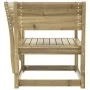 Silla de jardín madera impregnada de pino de , Sofás de exterior - Ref: Foro24-844678, Precio: 86,44 €, Descuento: %