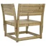 Gartenstuhl aus imprägniertem Kiefernholz von , Outdoor-Sofas - Ref: Foro24-844678, Preis: 86,44 €, Rabatt: %