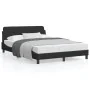 Estructura de cama con cabecero de terciopelo negro 140x190 cm de , Camas y somieres - Ref: Foro24-373174, Precio: 145,22 €, ...