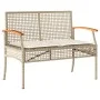 3-piece garden dining set with beige synthetic rattan cushions by , Garden sets - Ref: Foro24-3213584, Price: 384,95 €, Disco...