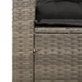 Garden sofa and cushion set 5 pieces gray acacia synthetic rattan by , Garden sets - Ref: Foro24-3213538, Price: 435,98 €, Di...