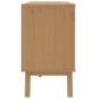 OLDEN Nachttisch aus massivem braunem Kiefernholz von , Schubladen - Ref: Foro24-358591, Preis: 176,91 €, Rabatt: %