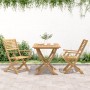 Sillas de jardín plegables 2 uds madera acacia 54,5x61,5x86,5cm