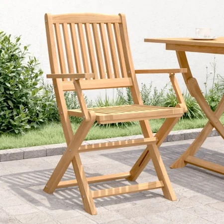 Klappbare Gartenstühle 4 Stück Akazienholz 57,5x54,5x90 cm von , Gartenstühle - Ref: Foro24-365742, Preis: 197,77 €, Rabatt: %