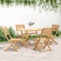 Klappbare Gartenstühle 4 Stück Akazienholz 48,5x61,5x87 cm von , Gartenstühle - Ref: Foro24-365740, Preis: 199,96 €, Rabatt: %