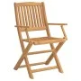Klappbare Gartenstühle 4 Stück Akazienholz 57,5x54,5x90 cm von , Gartenstühle - Ref: Foro24-365742, Preis: 197,77 €, Rabatt: %