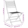 Klappbare Gartenstühle 4 Stück Akazienholz 48,5x61,5x87 cm von , Gartenstühle - Ref: Foro24-365740, Preis: 199,96 €, Rabatt: %