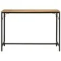 Dining table solid rough mango wood and iron 110x30x75cm by , Kitchen and dining tables - Ref: Foro24-372727, Price: 114,36 €...