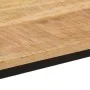 Dining table solid rough mango wood and iron 110x30x75cm by , Kitchen and dining tables - Ref: Foro24-372727, Price: 114,36 €...