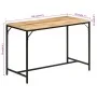 Dining table solid rough mango wood and iron 110x30x75cm by , Kitchen and dining tables - Ref: Foro24-372727, Price: 114,36 €...