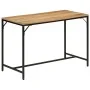 Dining table solid rough mango wood and iron 110x30x75cm by , Kitchen and dining tables - Ref: Foro24-372727, Price: 114,36 €...